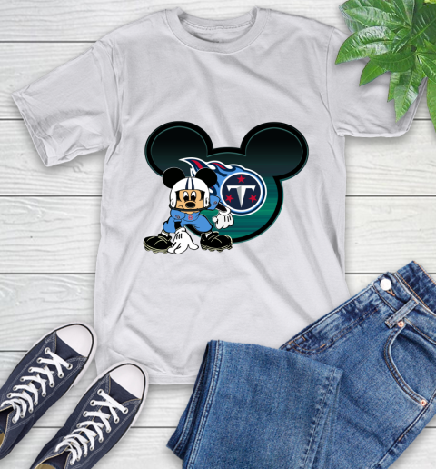 NFL Tennessee Titans Mickey Mouse Disney Football T Shirt T-Shirt 12