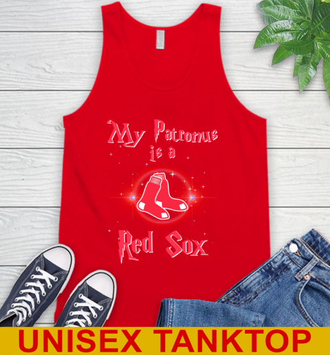 MLB Baseball Harry Potter My Patronus Is A Boston Red Sox Tank Top 5