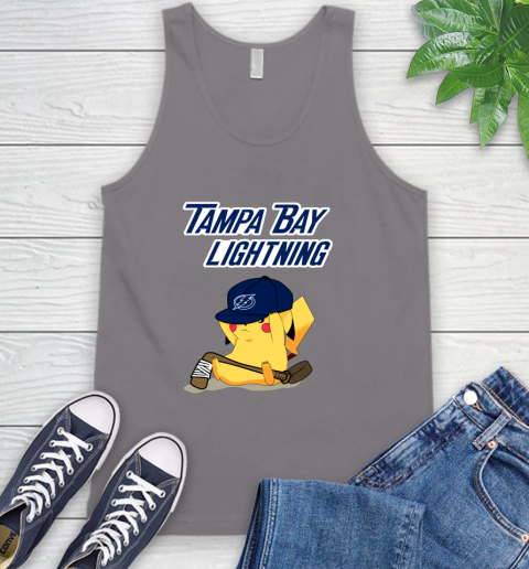 NHL Pikachu Hockey Sports Tampa Bay Lightning Tank Top 7
