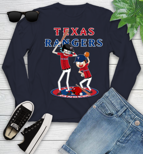 MLB Texas Rangers Rick And Morty Baseball 127