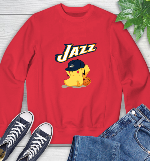 NBA Pikachu Basketball Sports Utah Jazz Sweatshirt 10