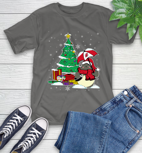 New Jersey Devils NHL Hockey Cute Tonari No Totoro Christmas Sports T-Shirt 10