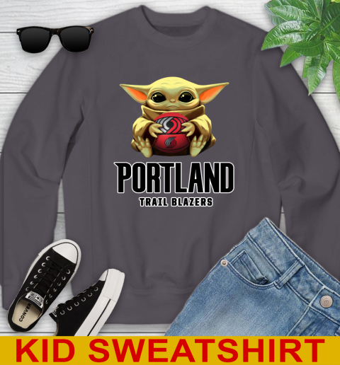 NBA Basketball Portland Trail Blazers Star Wars Baby Yoda Shirt 118