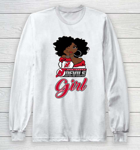 New Jersey Devils Girl NHL Long Sleeve T-Shirt 2
