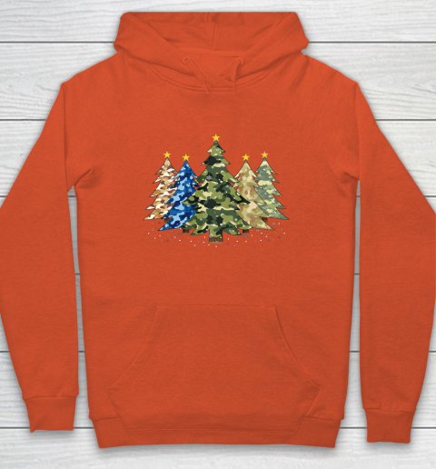 Camo Print Christmas Trees with Camouflage Print Xmas Hoodie 3