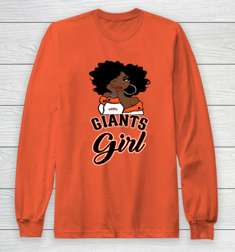 San Francisco Giantss Girl MLB Long Sleeve T-Shirt 5