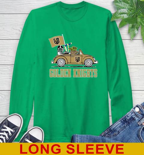 NHL Hockey Vegas Golden Knights Darth Vader Baby Yoda Driving Star Wars Shirt Long Sleeve T-Shirt 8 NHL Hockey Vegas Golden Knights Darth Vader Baby Yoda Driving Star Wars Shirt Long Sleeve T-Shirt - Image 8