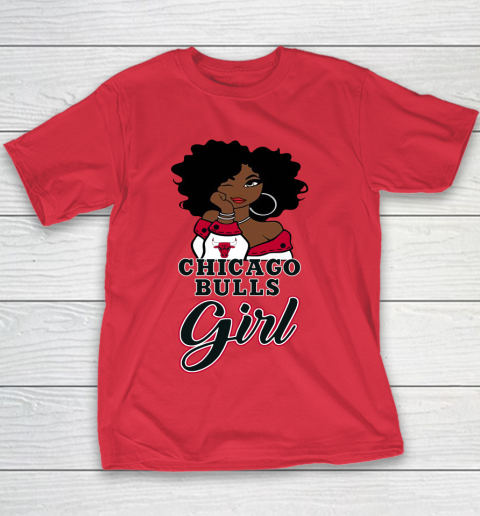 Girls chicago 2024 bulls shirt