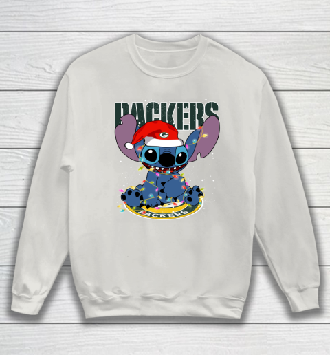 Green Bay Packers NFL Football noel stitch Christmas Sweatshirt 8
