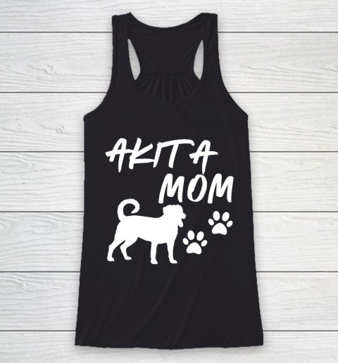 Mother's Day Funny Gift Ideas Apparel  Akita Mom T Shirt Racerback Tank