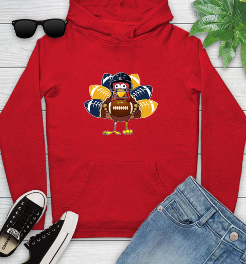 San Diego Chargers Turkey Thanksgiving Day Youth Hoodie 11