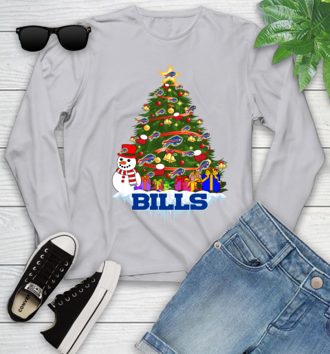 Buffalo Bills Merry Christmas NFL Football Sports Youth Long Sleeve 5