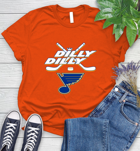 NHL St.Louis Blues Dilly Dilly Hockey Sports Women's T-Shirt 4
