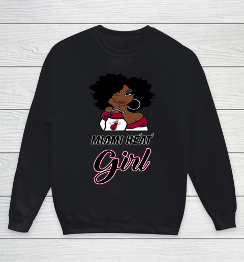 Miami Heat Girl NBA Youth Sweatshirt