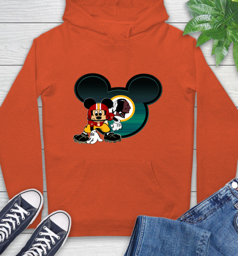 NFL Washington Redskins Mickey Mouse Disney Football T Shirt Hoodie 5