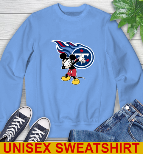 Tennessee Titans NFL Football Dabbing Mickey Disney Sports Sweatshirt 11