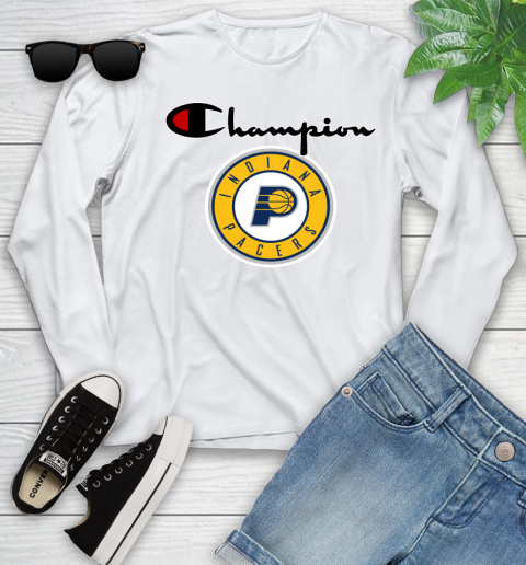 NBA Basketball Indiana Pacers Champion Shirt Youth Long Sleeve