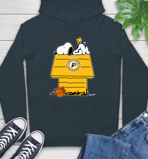 Indiana Pacers NBA Basketball Snoopy Woodstock The Peanuts Movie Hoodie 7