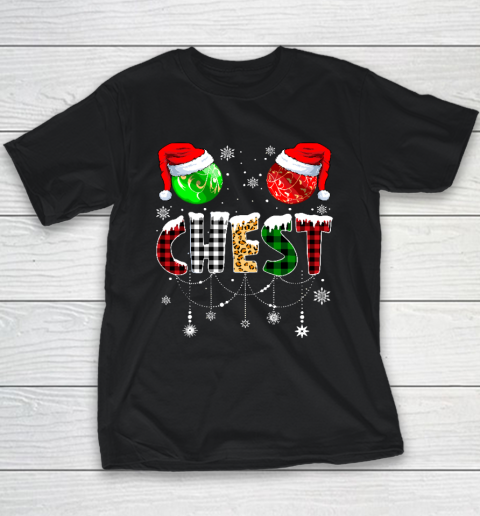 Christmas T Shirt Matching Couple Family Chestnuts Youth T-Shirt