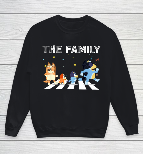 The Heeler Family Bluey Dad Mom For Lover Youth Sweatshirt