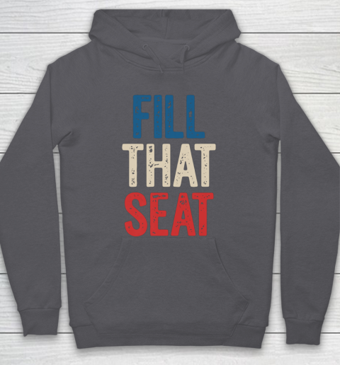 Fill That Seat Vintage North Carolina NC Fill The Seat Retro Hoodie 4