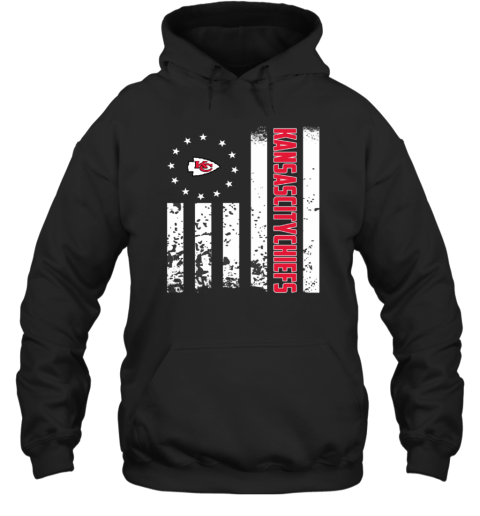 NFL Kansas City Chiefs American Flag Hoodie