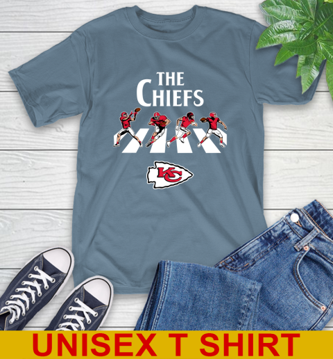 NFL Football Kansas City Chiefs The Beatles Rock Band Shirt T-Shirt 8