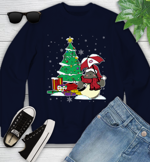 Montreal Canadiens NHL Hockey Cute Tonari No Totoro Christmas Sports Youth Sweatshirt 2