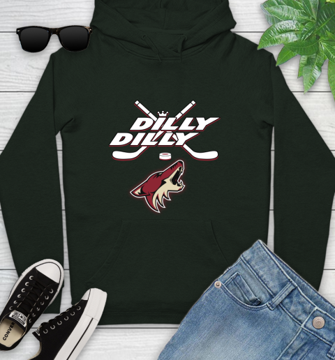NHL Arizona Coyotes Dilly Dilly Hockey Sports Youth Hoodie 13