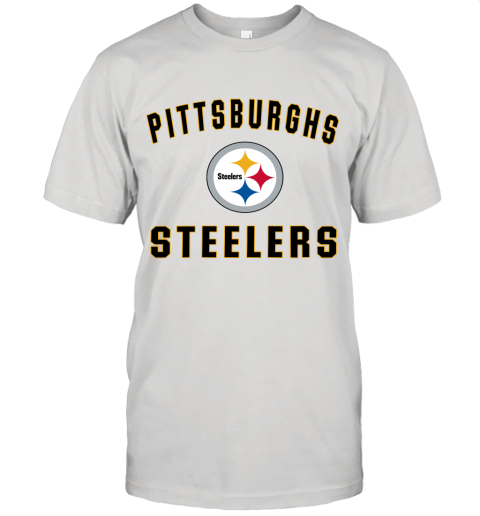 Pittsburgh Steelers NFL Line Gray Victory Unisex Jersey Tee