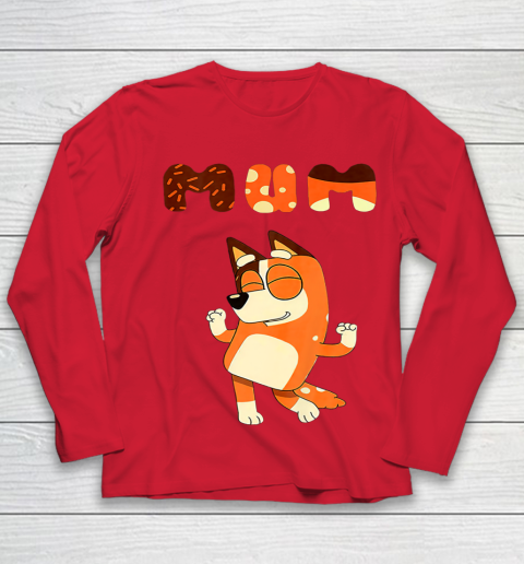 MOM Blueys mom day Youth Long Sleeve 7