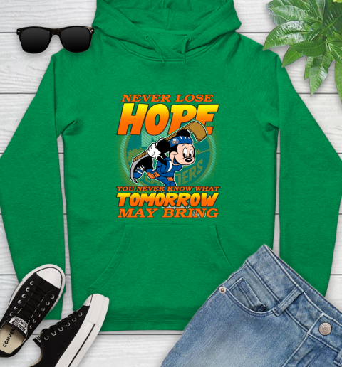 New York Islanders NHL Hockey ootball Mickey Disney Never Lose Hope Youth Hoodie 9