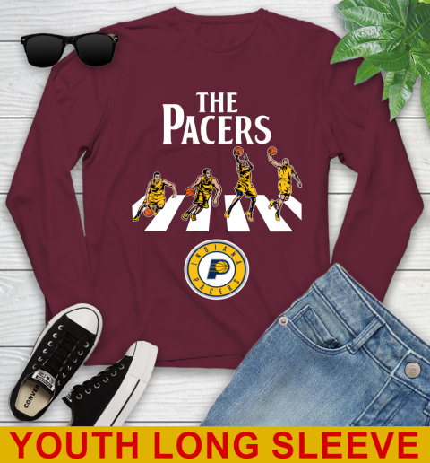 NBA Basketball Indiana Pacers The Beatles Rock Band Shirt Youth Long Sleeve 6