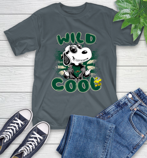 NHL Hockey Minnesota Wild Cool Snoopy Shirt T-Shirt 8 NHL Hockey Minnesota Wild Cool Snoopy Shirt T-Shirt - Image 8