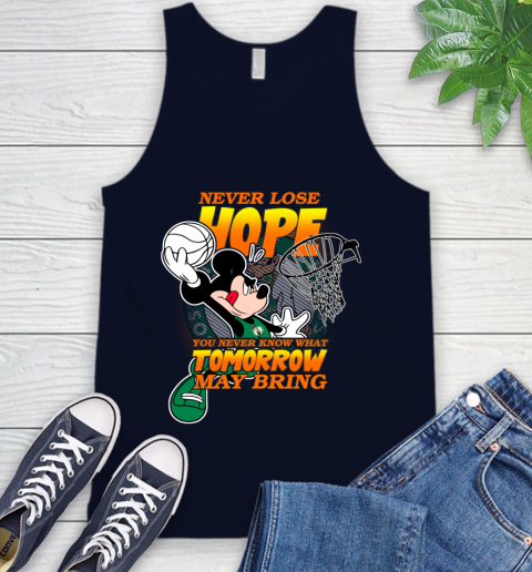 Boston Celtics NBA Basketball Mickey Disney Never Lose Hope Tank Top 2
