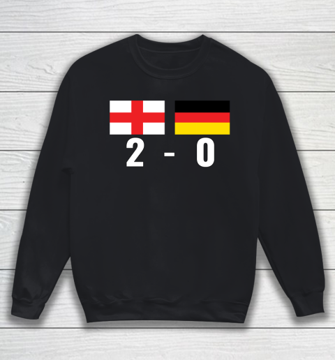 England  Germany 2 0 Euro Football Championship Sweatshirt