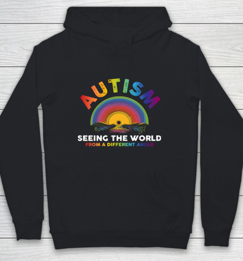 Autism Seeing The World Funny Autism Awareness (2) Youth Hoodie