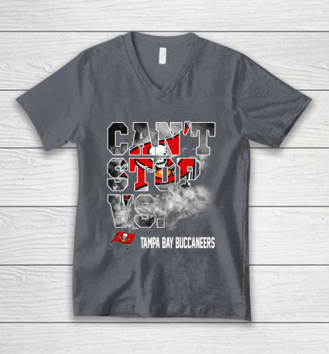 NFL Tampa Bay Buccaneers Can't Stop Vs V-Neck T-Shirt 4