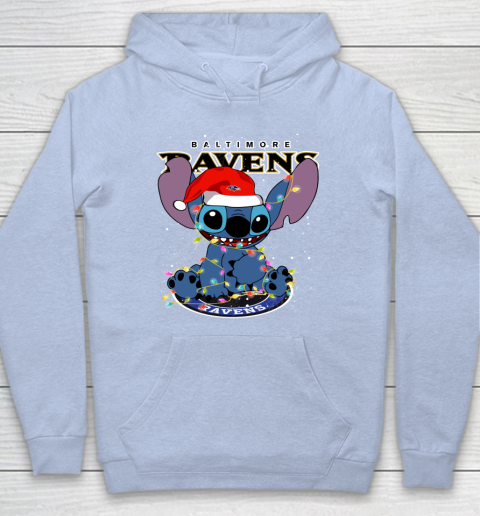 Baltimore Ravens NFL Football noel stitch Christmas Hoodie 5
