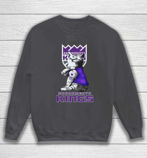 NBA Basketball My Cat Loves Sacramento Kings Sweatshirt 4