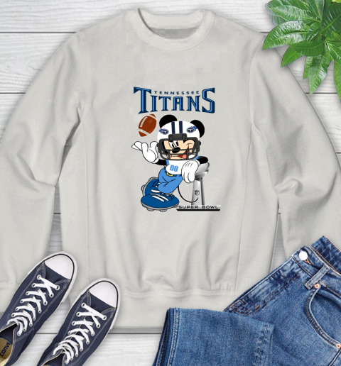 NFL Tennessee Titans Mickey Mouse Disney Super Bowl Football T Shirt Sweatshirt 12