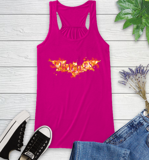 MLB Baltimore Orioles Batman Logo DC Baseball Sports Shirt Racerback Tank 7