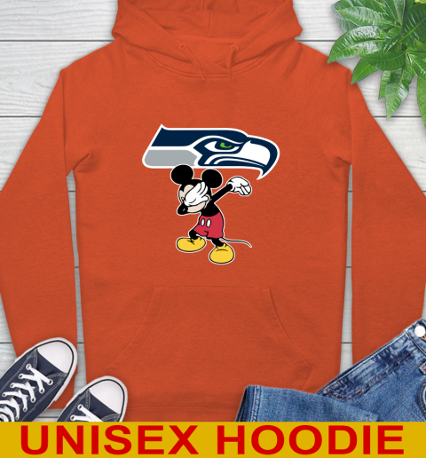 Seattle Seahawks NFL Football Dabbing Mickey Disney Sports Hoodie 5