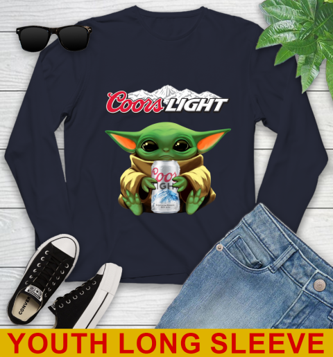 Star Wars Baby Yoda Hugs Coors Beer Shirt 124