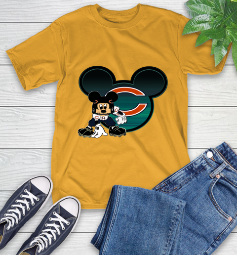 NFL Chicago Bears Mickey Mouse Disney Football T Shirt T-Shirt 3