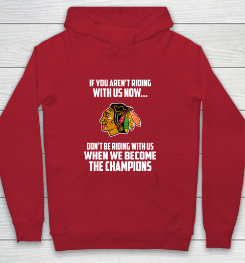 NHL Chicago Blackhawks Hockey We Become The Champions Youth Hoodie 7