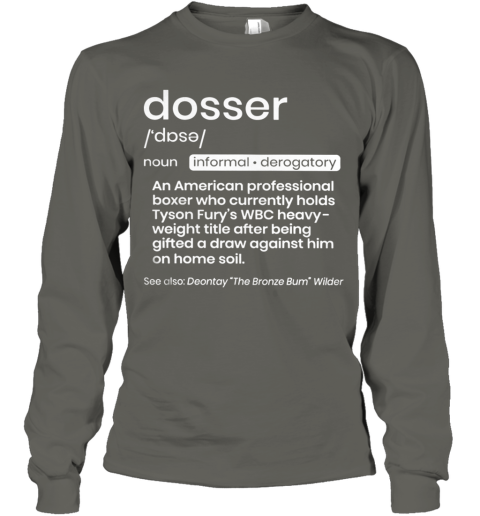 tyson fury dosser t shirt