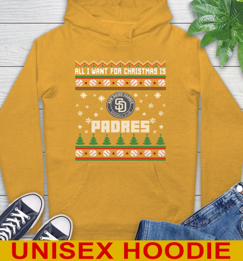 MLB All I Want For Christmas Is San Diego Padres Baseball Sports 14