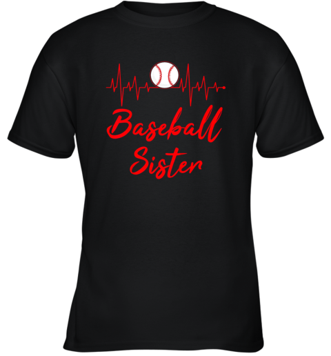 Baseball Sister Shirt Youth T-Shirt