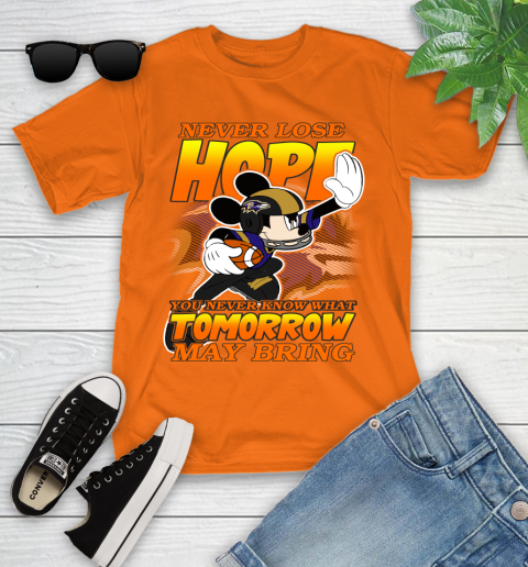 Buffalo Bills NFL Football Mickey Disney Never Lose Hope (2) Youth T-Shirt 9